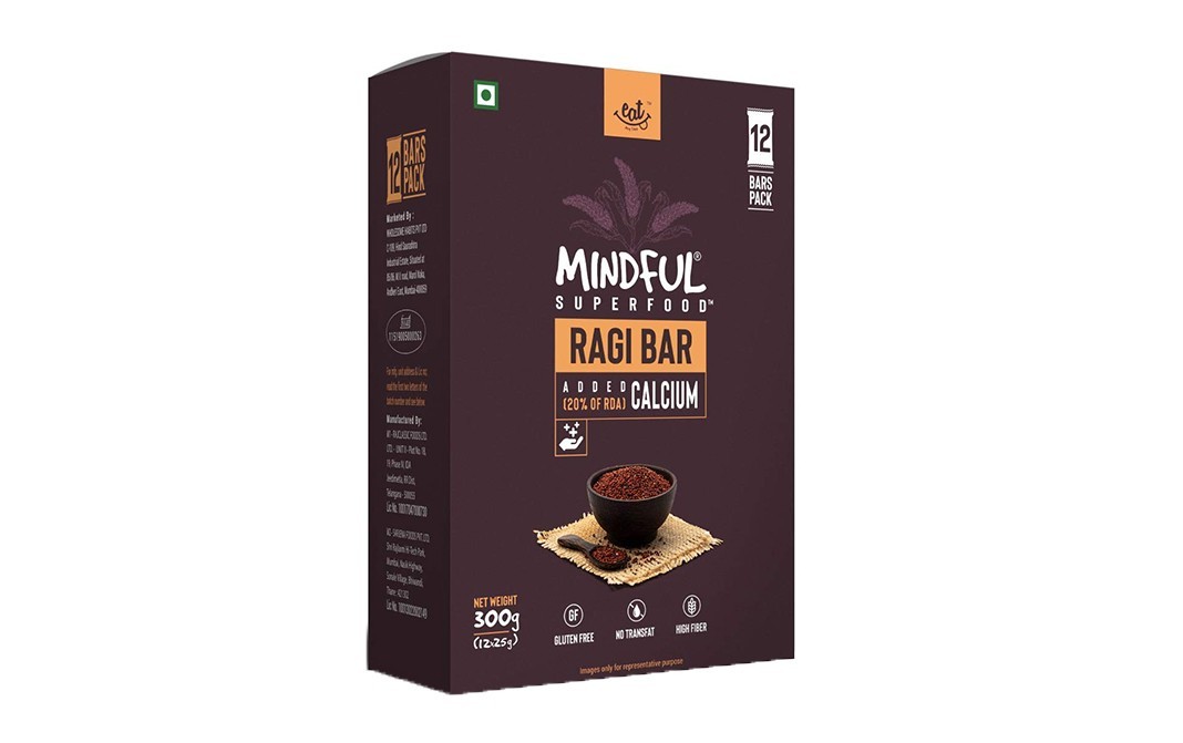Eat Any Time Mindful Superfood Ragi Bar    Box  300 grams
